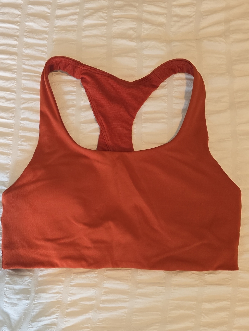 lululemon athletica Rust Racerback Sports Bra